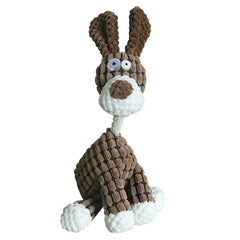 Donkey Shape Corduroy  Dog Toys