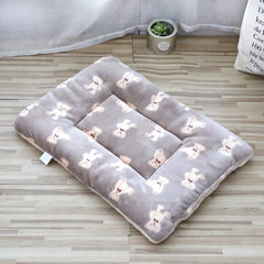 Short Plush Pet Sleeping Bed